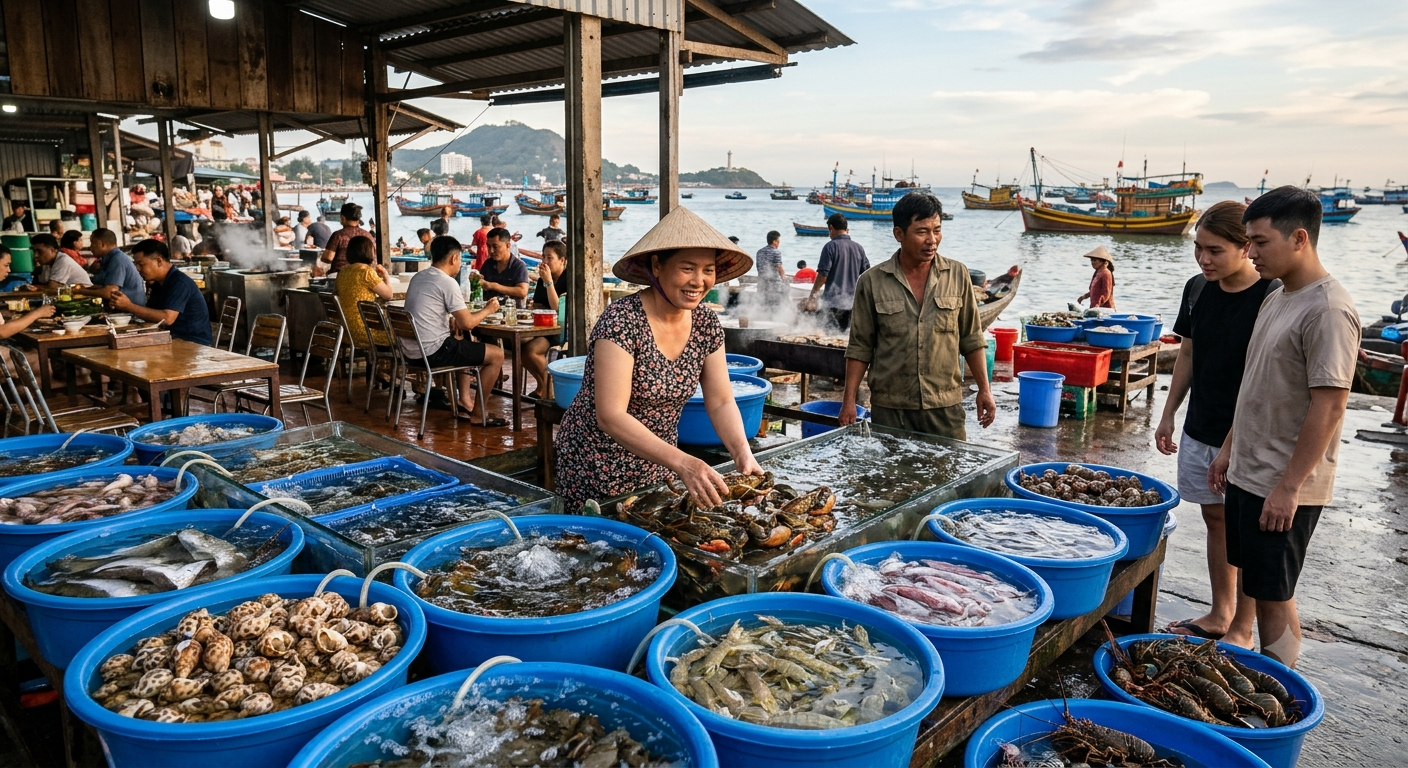 Bí quyết nhận diện quán hải sản tươi sống chất lượng tại Vũng Tàu